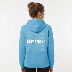 Sudadera Stay Strong Azul Unisex