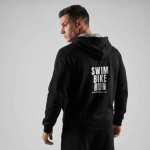 Sudadera Swim-Bike-Run Negro Unisex