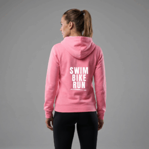 Sudadera Swim-Bike-Run Rosa Mujer