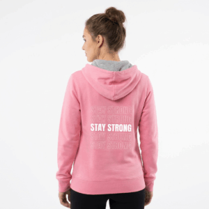 Sudadera Stay Strong Rosa Mujer