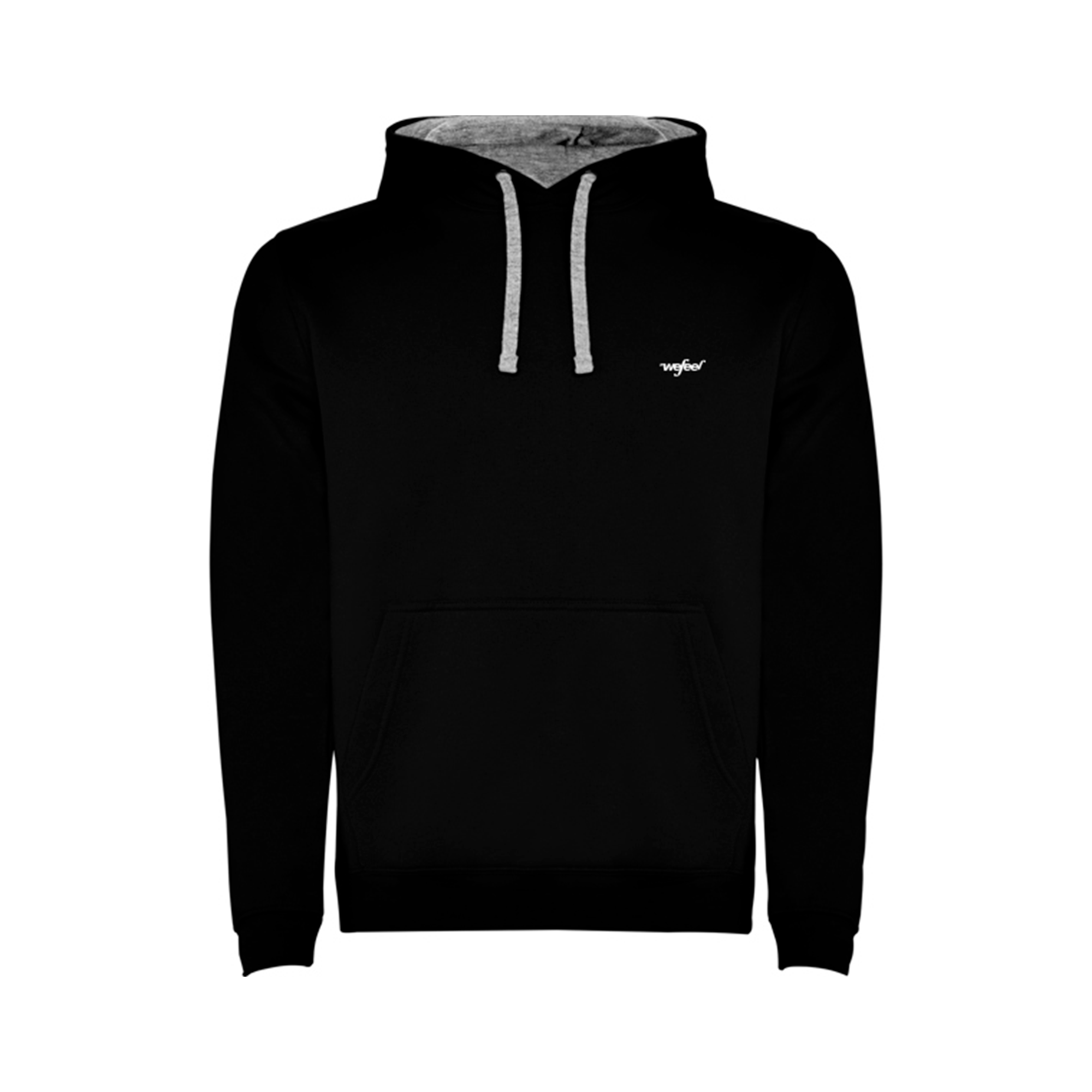 negre amb caputxa gris (davant)