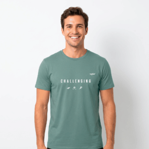 Camiseta We-Classic Challenging Man - Azul