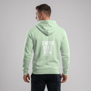 Sudadera Swim-Bike-Run Verde Unisex