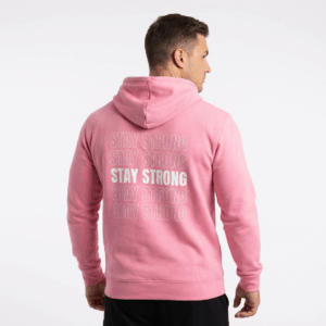Sudadera Stay Strong Rosa Unisex