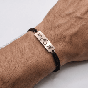 Silver Triathlon Pulsera