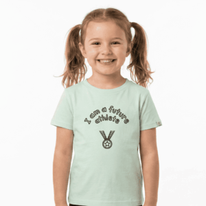 Camiseta Infantil Future Athlete Verde